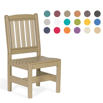 Colonial Road Woodworks Outdoor/Patio Poly Outdoor: English Garden Side